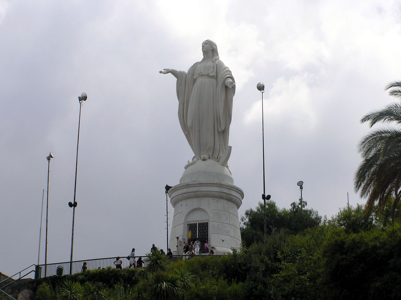 Virgen de la Inmaculada Concepcion, Cerro San Christobal, Santiago, Chile